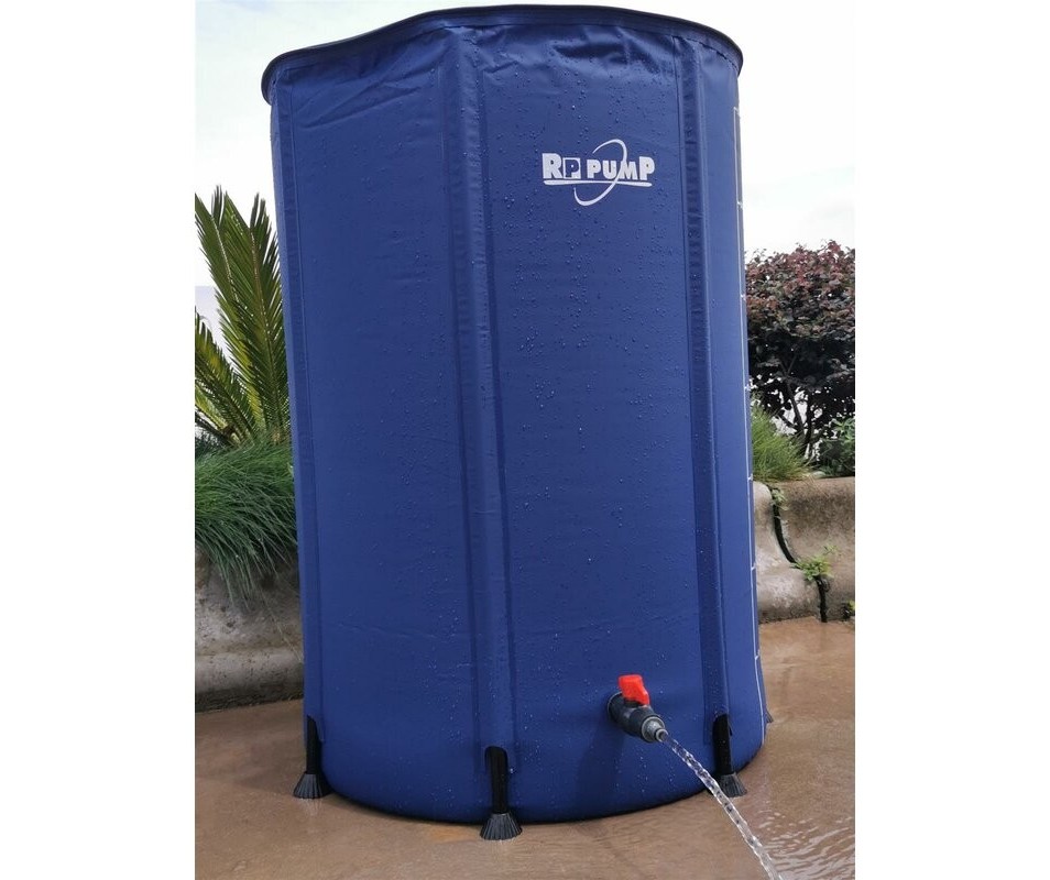 Wassertank / Wassercontainer Bewässerung rund mit Deckel (50L)
