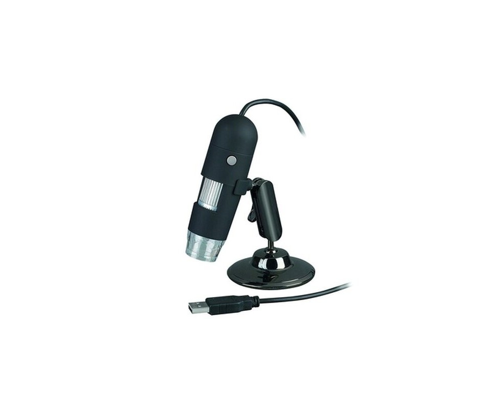 Digitales Mikroskop mit USB, Vergrößerung 20-200fach, Lupe
