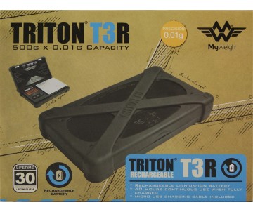 Triton T3 Digitalwaage 500g x 0,01g wiederaufladbar